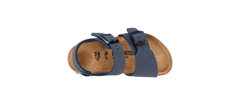 New York Birkenstock Birkibuc Narrow Detske Námornícka Modrá | SK 440GSO